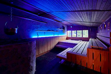 Sauna Vital Spa blau
